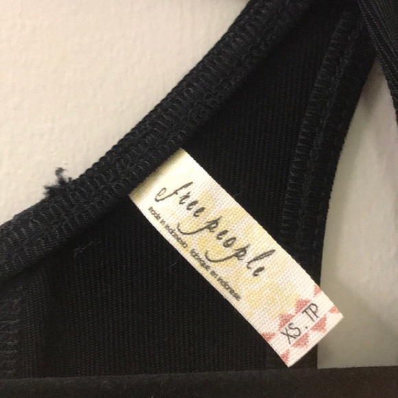 Free People Lady Jane Black Lace Open Back Dress - Picture 4 of 8